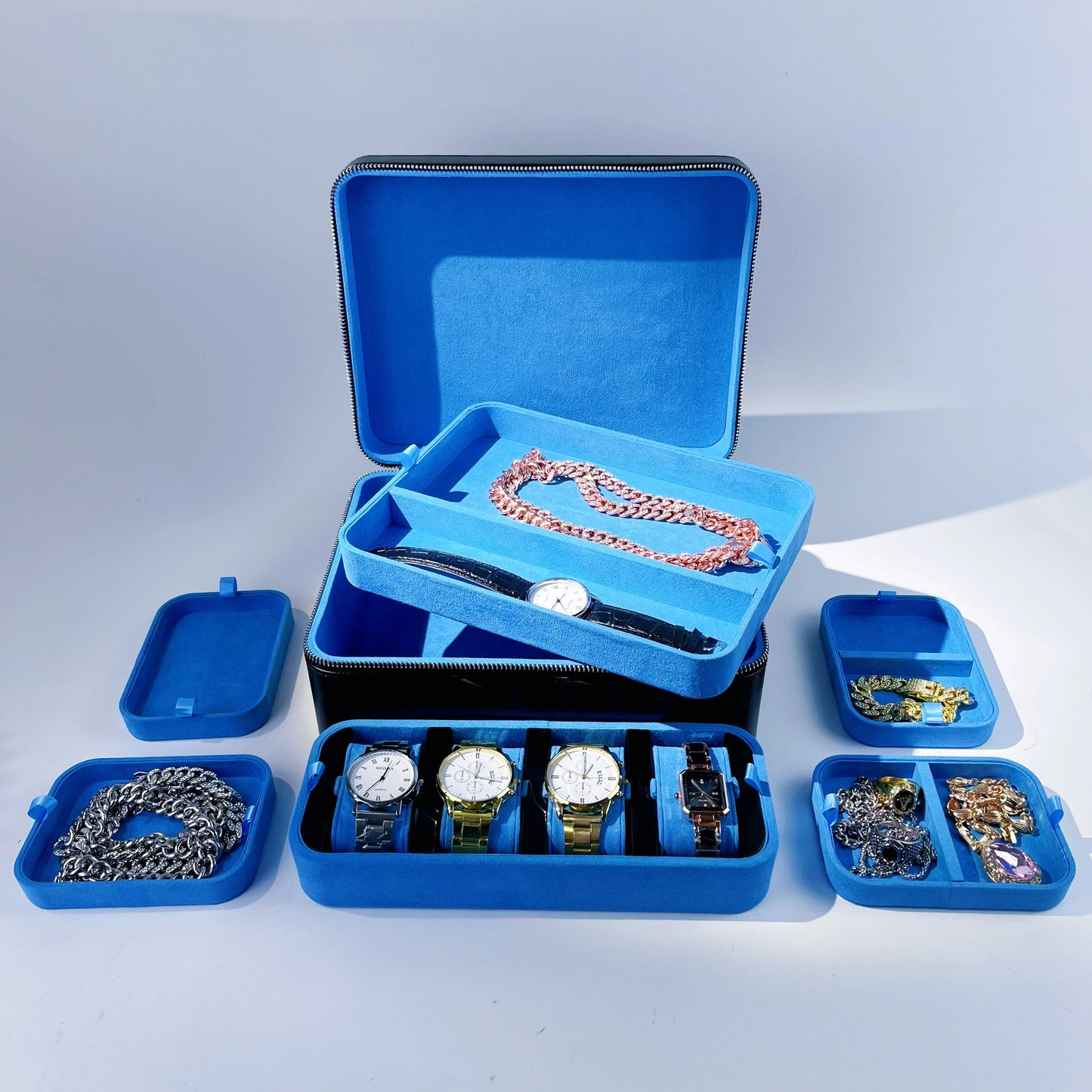 Leather Jewelry Travel Box