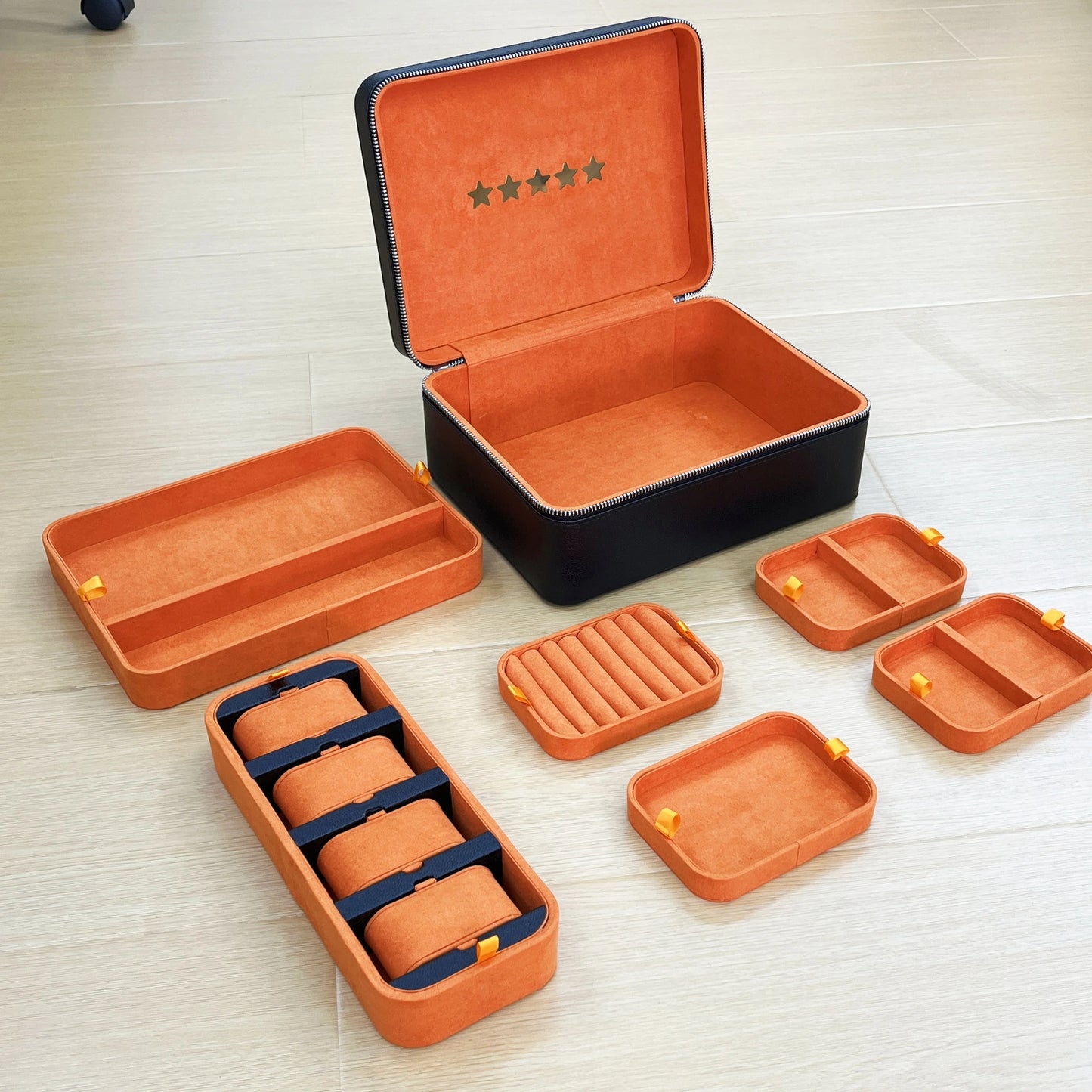 Leather Jewelry Travel Box