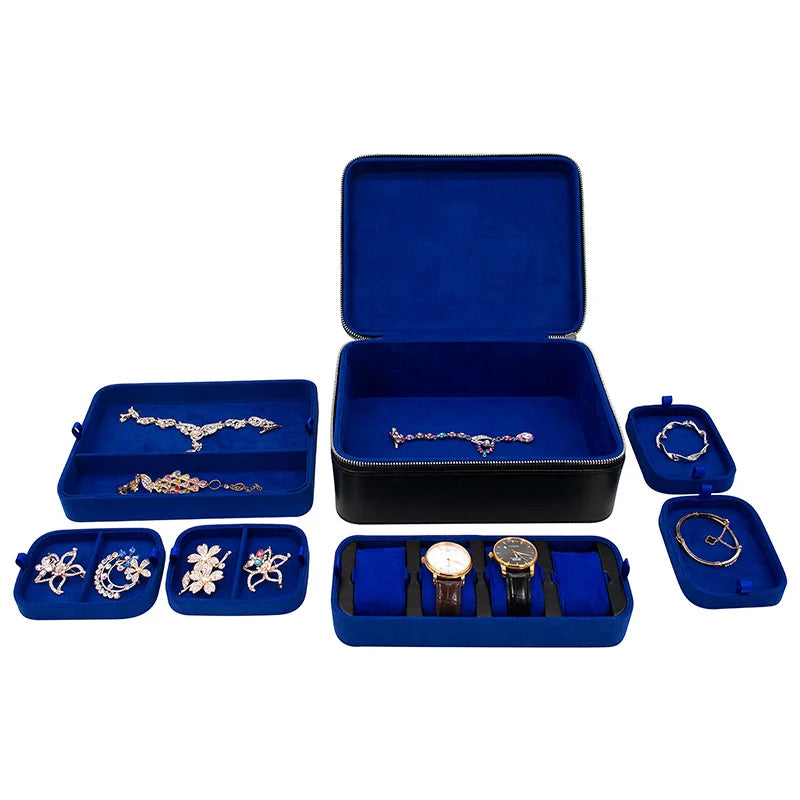 Leather Jewelry Travel Box