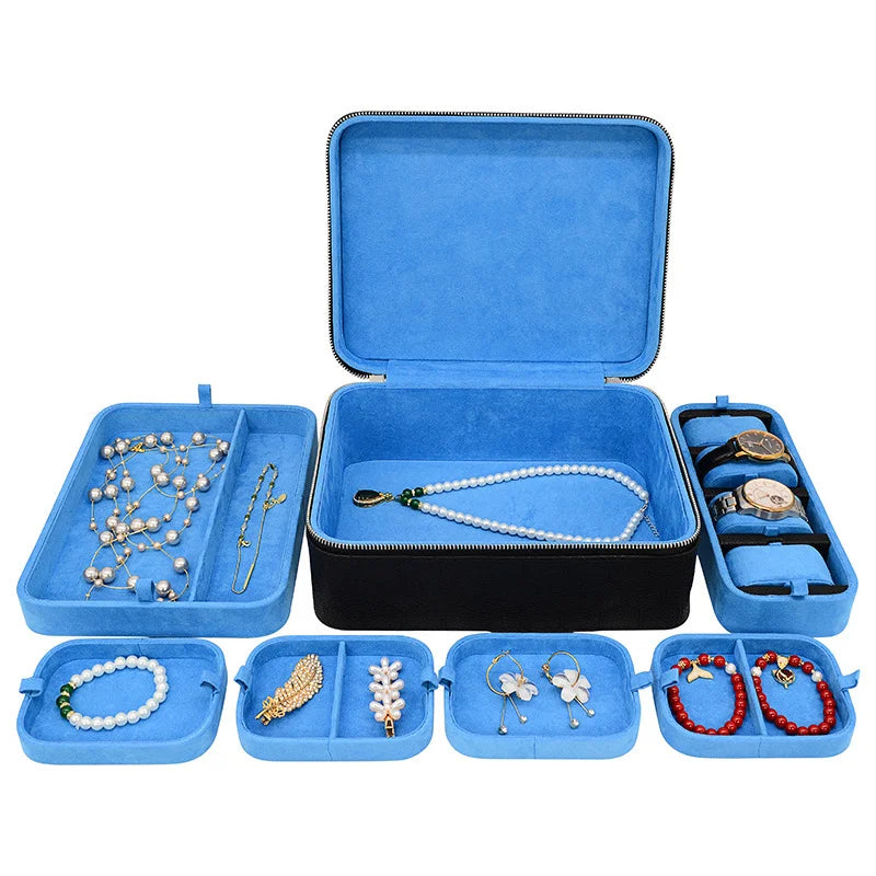 Leather Jewelry Travel Box