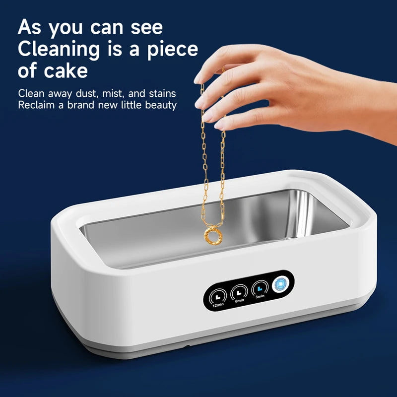 Xiaomi Ultrasonic Cleaner Portable Household Large Capacity 650ML Glasses Jewelry Braces Professional Cleaning Machine