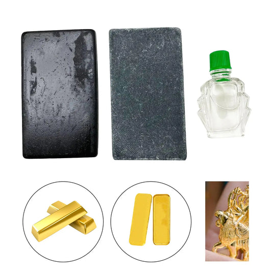 Jewelry Gold Testing Tool Jewelry Tool with Acid Acid Test Kit 10K 14K 18K 22K Practical Gold Testing Stone Gold Detecting Stone